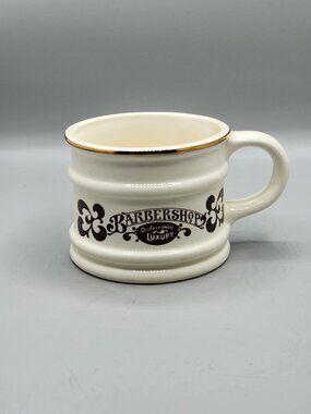 Vintage Ceramico Espejo shaving mug Chile men mens shave cup mug holder